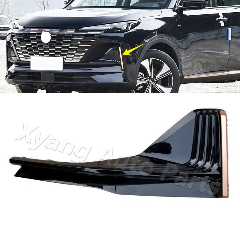Front Bumper Foglight Frame For Changan CS55 Plus 2022 2023 Fog Lamp Cover Plate Moulding 2803330-AW20 2803330-AW21 sayaragear