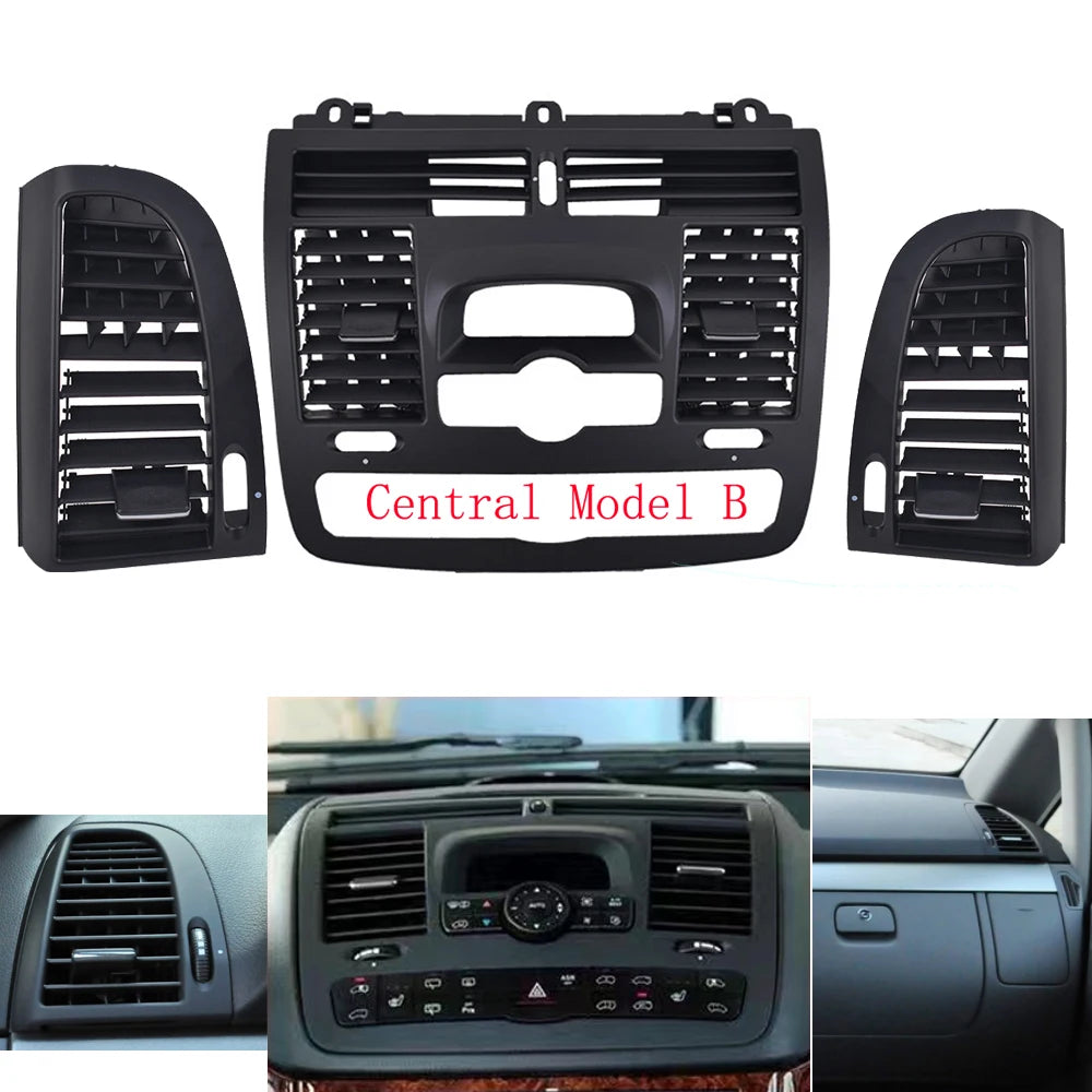 Front Dash Central Left Right Air Conditioner Ac Vent Grill Cover For Mercedes Benz Vito Viano W636 W639 6368300300 6368300200 sayaragear