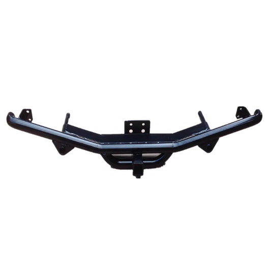 4x4 Offroad Sport Auto Parts NAS Style Black Powder Coated Steel Bumper Tread Plate Step Rear End Fit for l Defender 110custom sayaragear