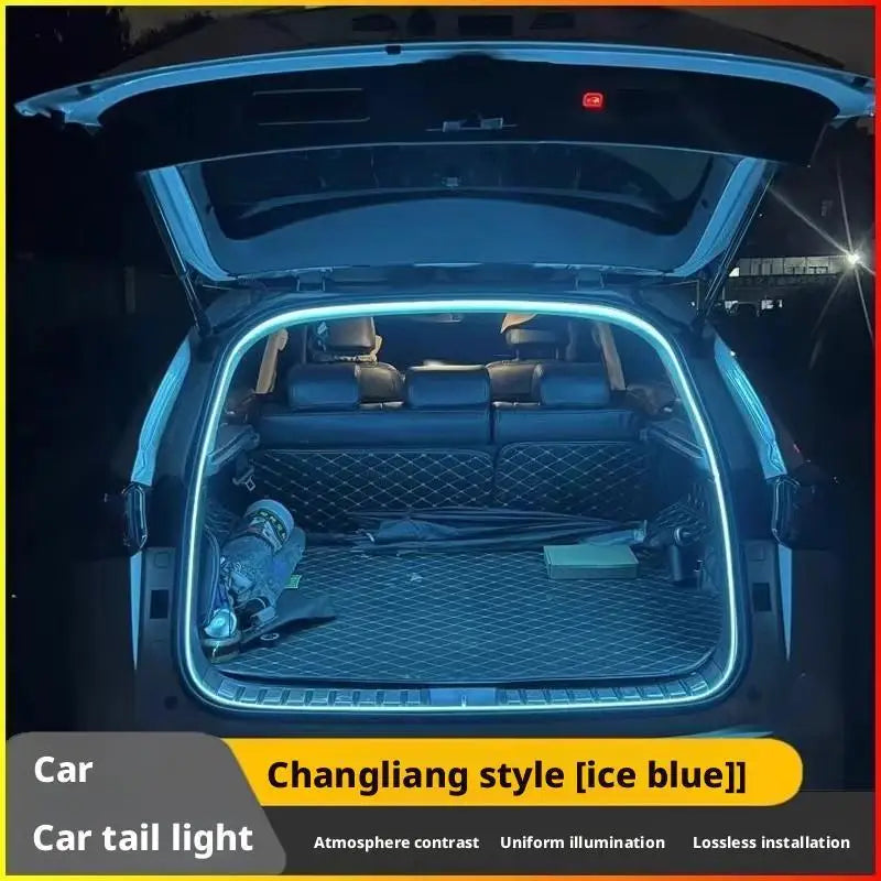 Sensor Tail Box Light Strip Ultra-Bright Car Trunk LED Car Interior Decorative Lamp Strip Automatic Atmosphere Light sayaragear