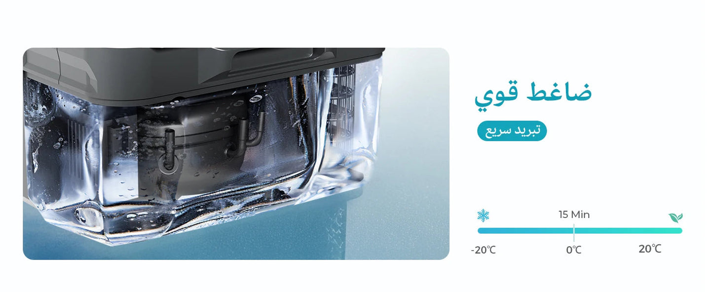 EUHOMY Portable Car Refrigerator, 10L/15L Capacity, -20℃~20℃ Temp, Mini Fridge Compact Freezer for RV Camping, Travel, Truck sayaragear