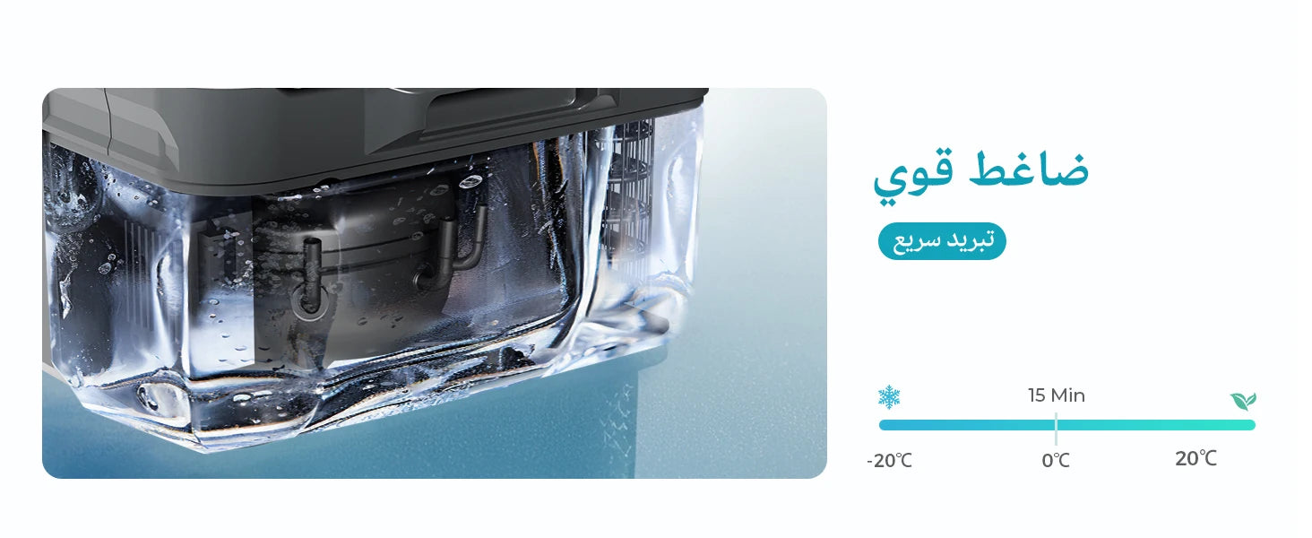 EUHOMY Portable Car Refrigerator, 10L/15L Capacity, -20℃~20℃ Temp, Mini Fridge Compact Freezer for RV Camping, Travel, Truck sayaragear