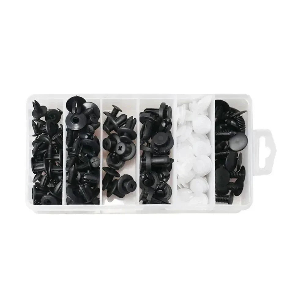 800pcs-100Pcs Car Fastener Clip Kit Fender Rivet Plastic Clips Auto Body Push Retainer Pin Rivet Bumper Door Trim Panel Repair sayaragear