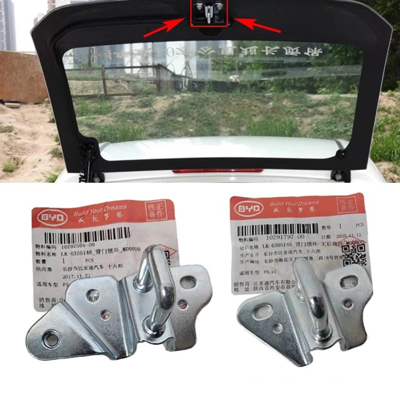 Trunk Lock Buckle for BYD F0 Rear Door Tailgate Lock Catch Ring Car Accessories - sayaragear