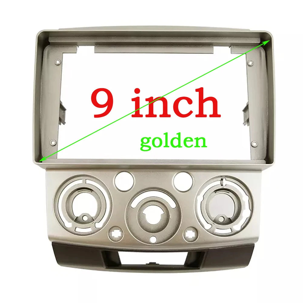 For FORD 2006-2010 Everest Ranger Mazda BT-50 9 inch Car Radio Android Plastic Fascias Panel Dashboard Frame cables sayaragear