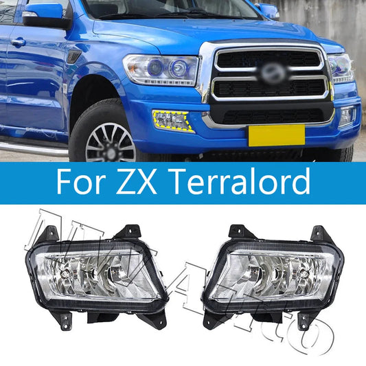 Car Left Right Front Bumper Lights Fog Lights Daytime Running Lights For ZX Terralord sayaragear