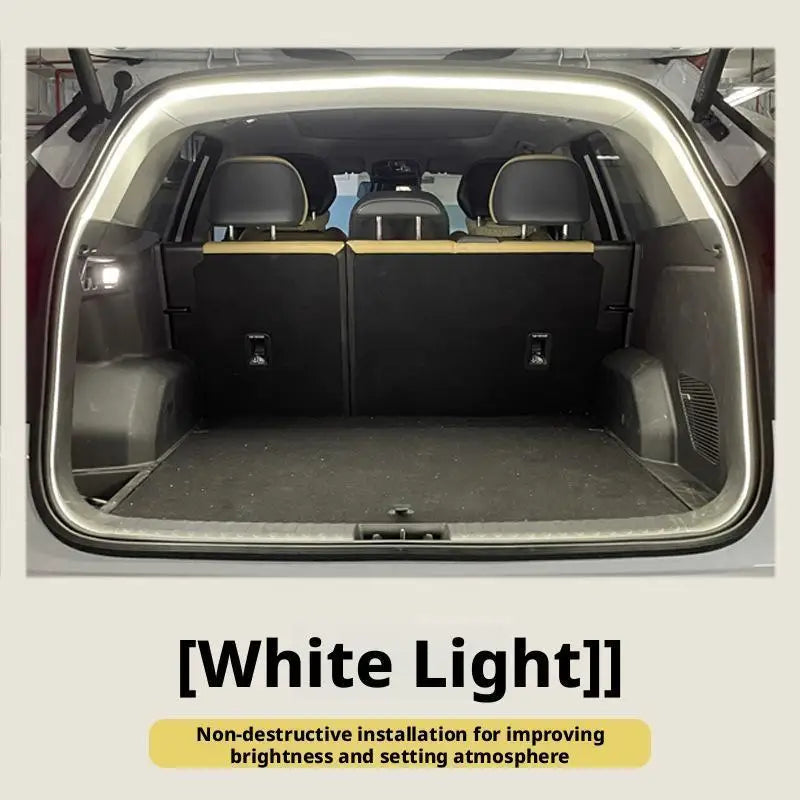 Sensor Tail Box Light Strip Ultra-Bright Car Trunk LED Car Interior Decorative Lamp Strip Automatic Atmosphere Light sayaragear
