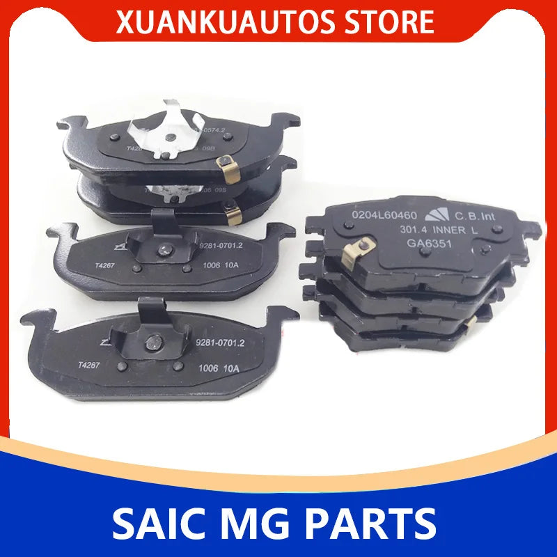 For SAIC MG 350 360 550 RX3 RX5 I6 I5 MG MG6 ZS GT GS Front and rear brake pads friction plate original sayaragear