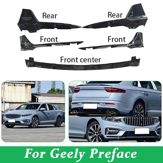 Front Or Rear Bumper Corner Kit For Geely Preface Rear Bumper Decorative Panel sayaragear