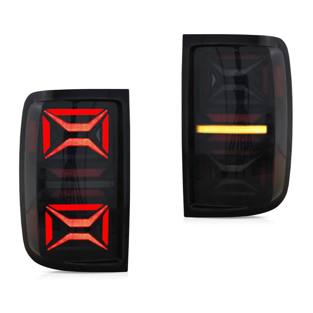 Vland 10-22 Amarok LED Tail Lights With Dynamic Welcome Lighting Smoked Rear Lamp Assembly Upgrade sayaragear