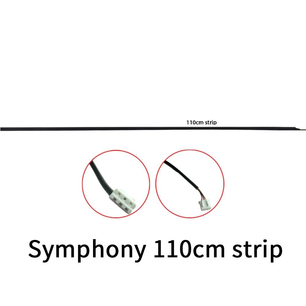 Full Colors Streamer Symphony RGBIC Ambient Light Accessories 3 wire LED Strip (RGB Door/Storage/Footlight 4 wire) "LED Lamp"App sayaragear