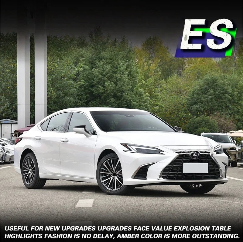 for 18-25 Lexus ES Headlight Assembly Lexus Modified with LED matrix Lens Daytime Running Light Steering sayaragear