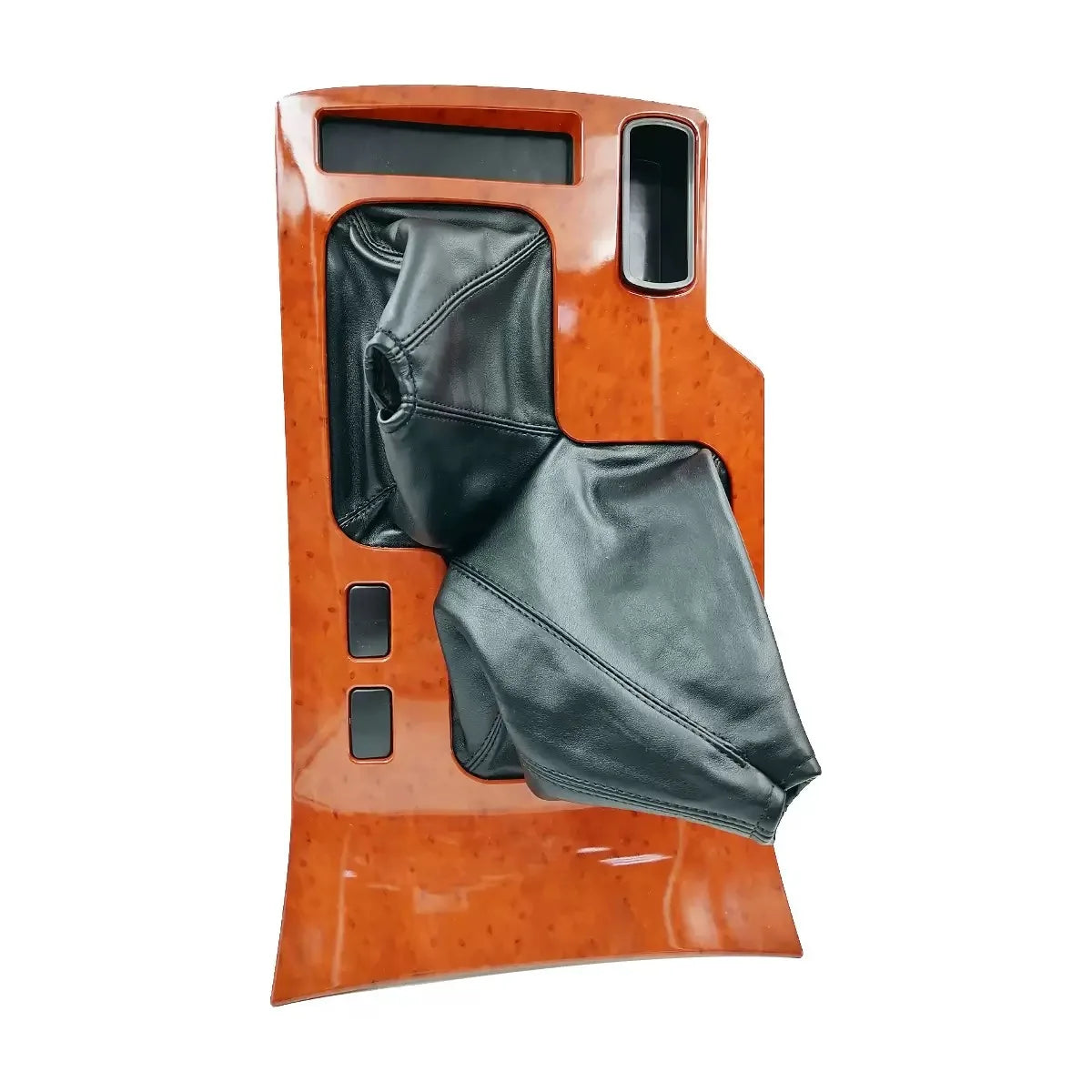 For Toyota LC100 FJ100  For Land Cruiser 100 Center Console Wooden Gear Shifter Penal Trim Replacement MT Interior Accessories sayaragear