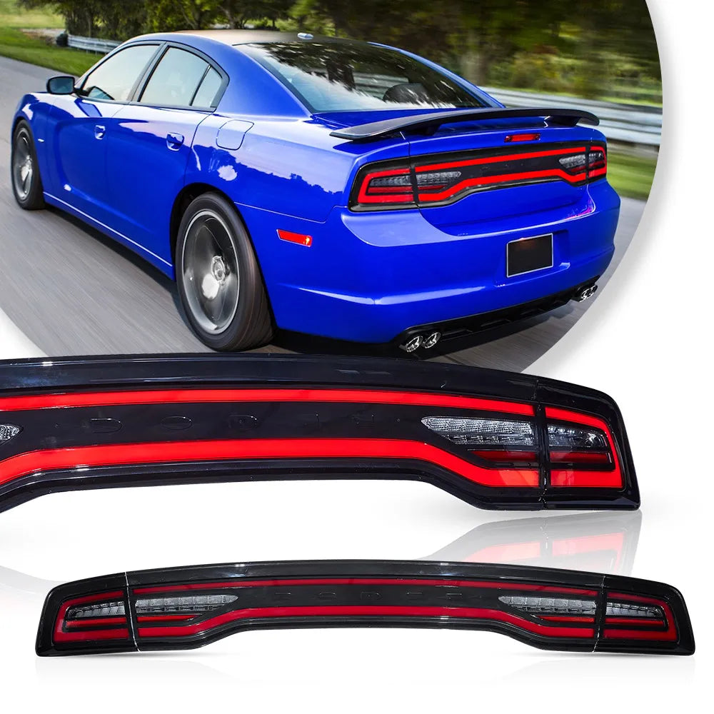 Vland 2011-2014 Charger Tail Lights Full LED W/Start-Up Animation sayaragear