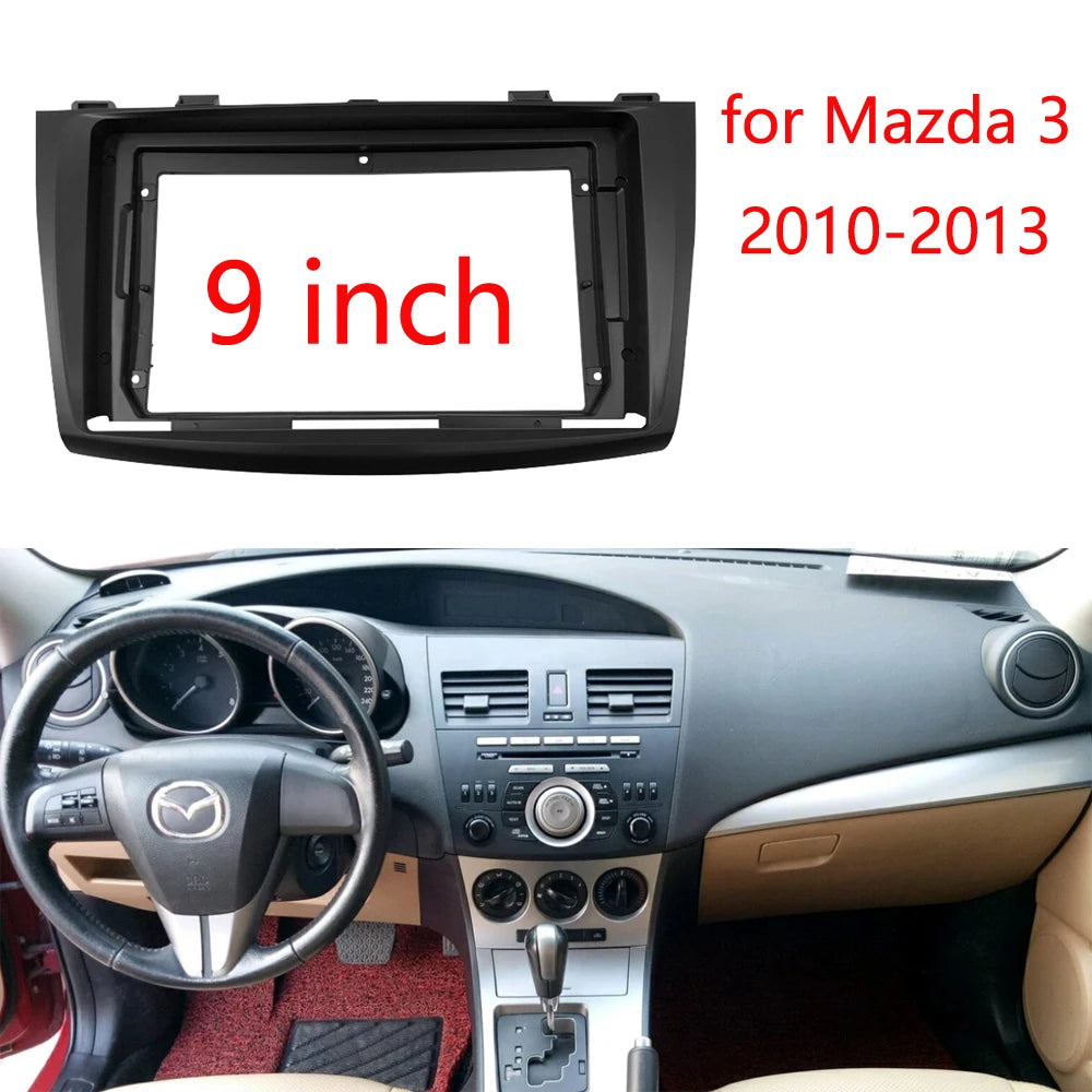 Car Radio Panel Mounting for Mazda 3 Axela 2009 2010 2011 2012 2013 GPS Stereo DVD Install Dash Panel Mounting Bezel Frame Kit sayaragear