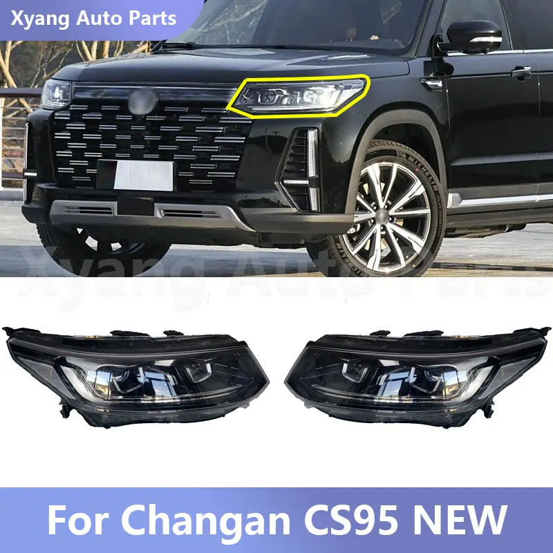 Front Bumper Lamp Headlight  8 Pins Headlamp Assembly For Changan CS95 NEW 2023- S401041-0120 S401041-0121 sayaragear
