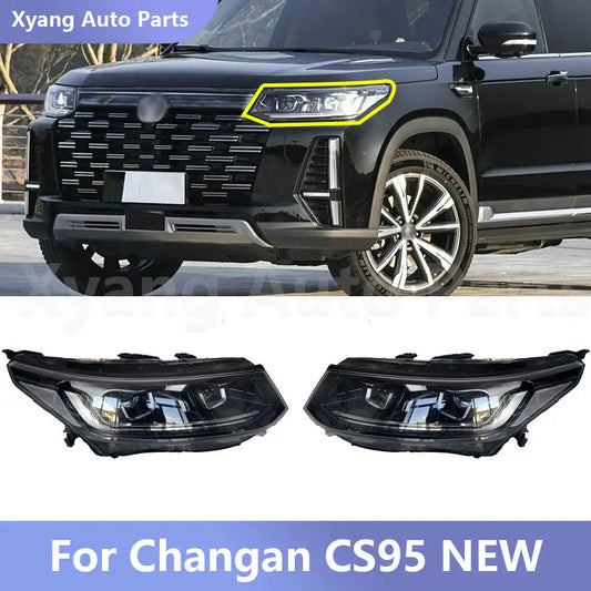 Front Bumper Lamp Headlight  8 Pins Headlamp Assembly For Changan CS95 NEW 2023- S401041-0120 S401041-0121 sayaragear