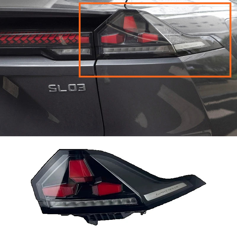 Rear Bumper Tail Light Tail Lamp For Changan Deepal SL03 2022 2023 2024 Taillamp Brake Stop Light 4133010-DF01 4133010-DF02 sayaragear