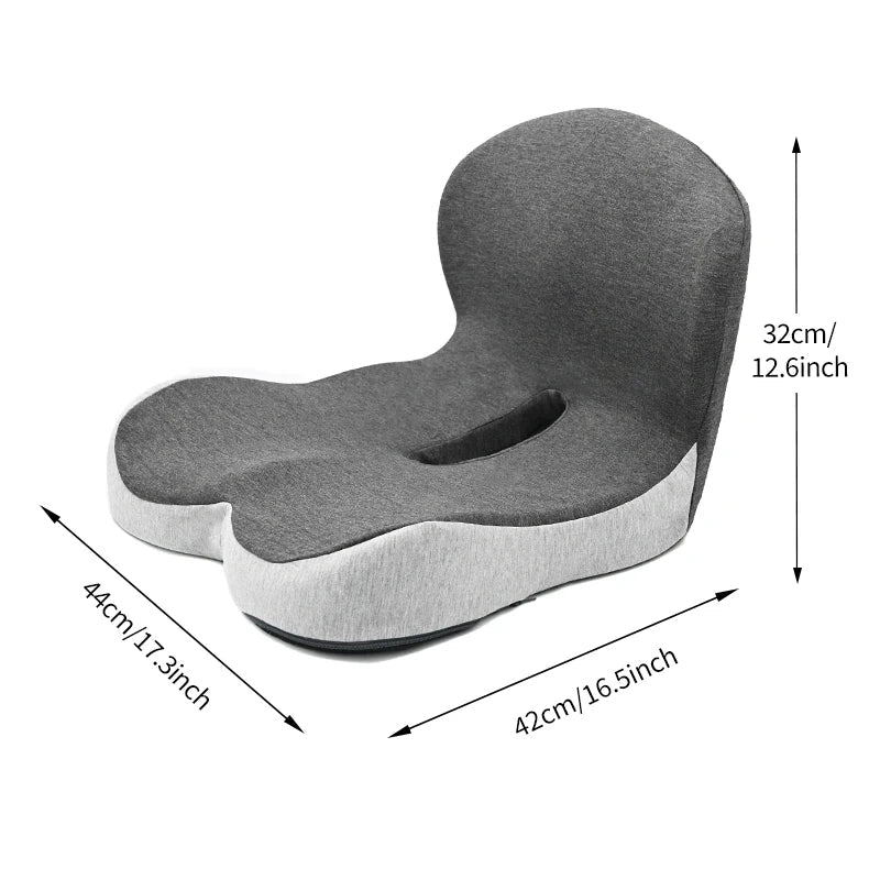 Memory Foam Cushion Interior Accessories Pillow Car Seat Waist Pillow Lumbar Support Office Pillow Chair Cushion sayaragear