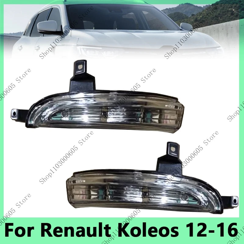 26160-1783R 26165-8494R For Renault Koleos 2012-2016 LED Indicator Blink Lamp repeater Side Rearview Mirror Turn Signal Light - sayaragear