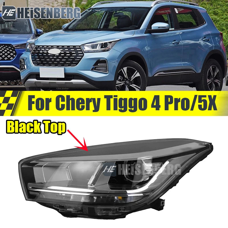 For Chery Tiggo 4 Pro/5X Front Bumper Headlamp LED/Halogen T19 Head Light Head Lamp 605000391AA 605000300AA sayaragear