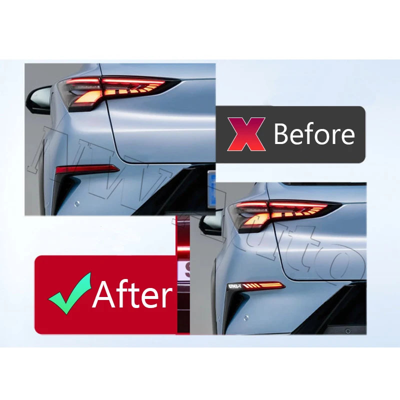 Car LED Rear Bumper Reflector Light For Changan UNI-T Fog Lamp Brake Light Rear Fog Lamp sayaragear