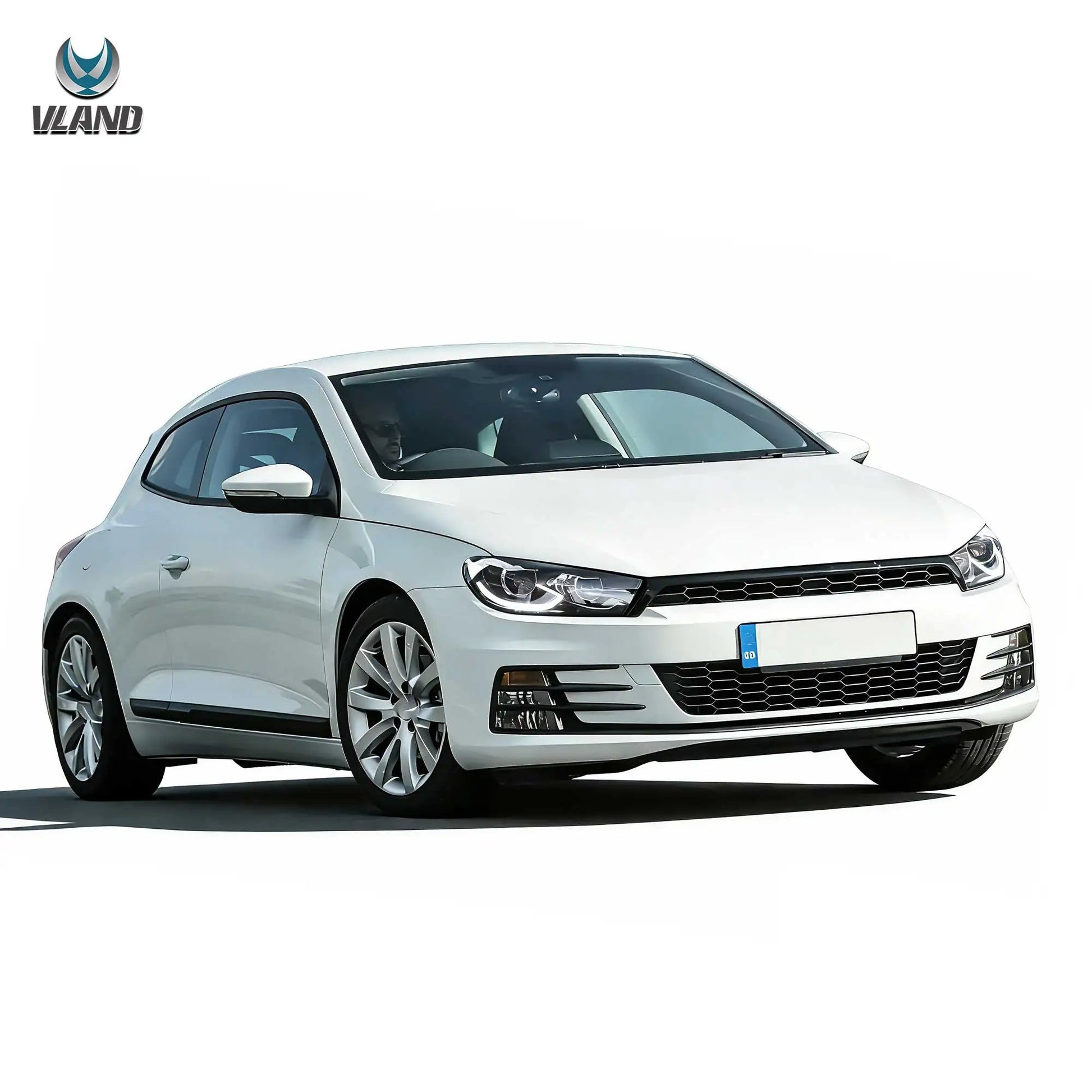 VLAND 2009-2014 Scirocco LED Projector Headlights With Start-up Animation sayaragear