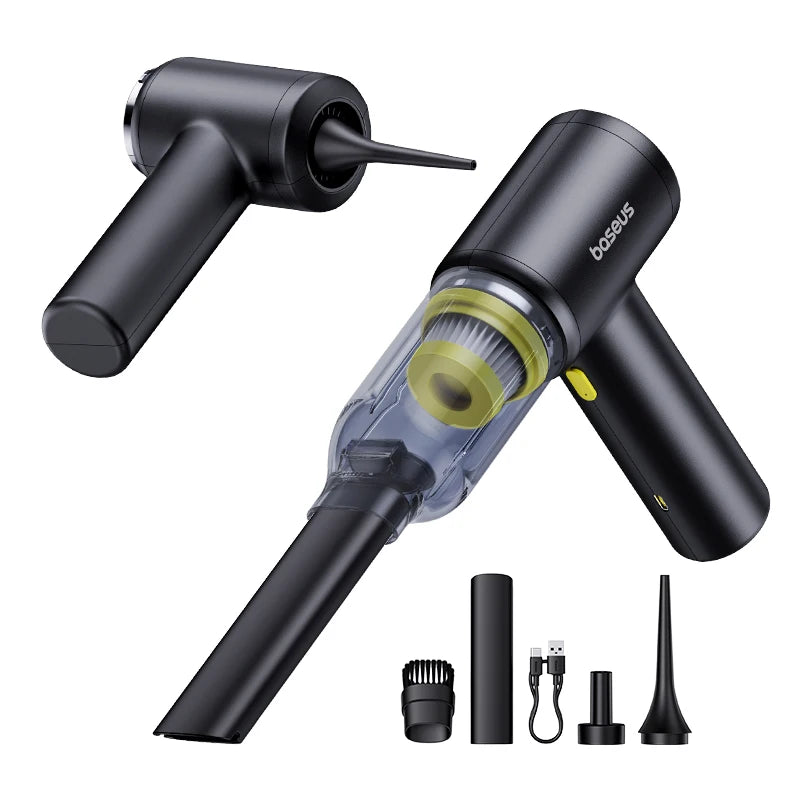 Baseus Car Vacuum Cleaner Wireless Air Dust Blower Gun for Car Powerful Portable Car Cleaning Appliance Cordless Vehicle Cleaner sayaragear