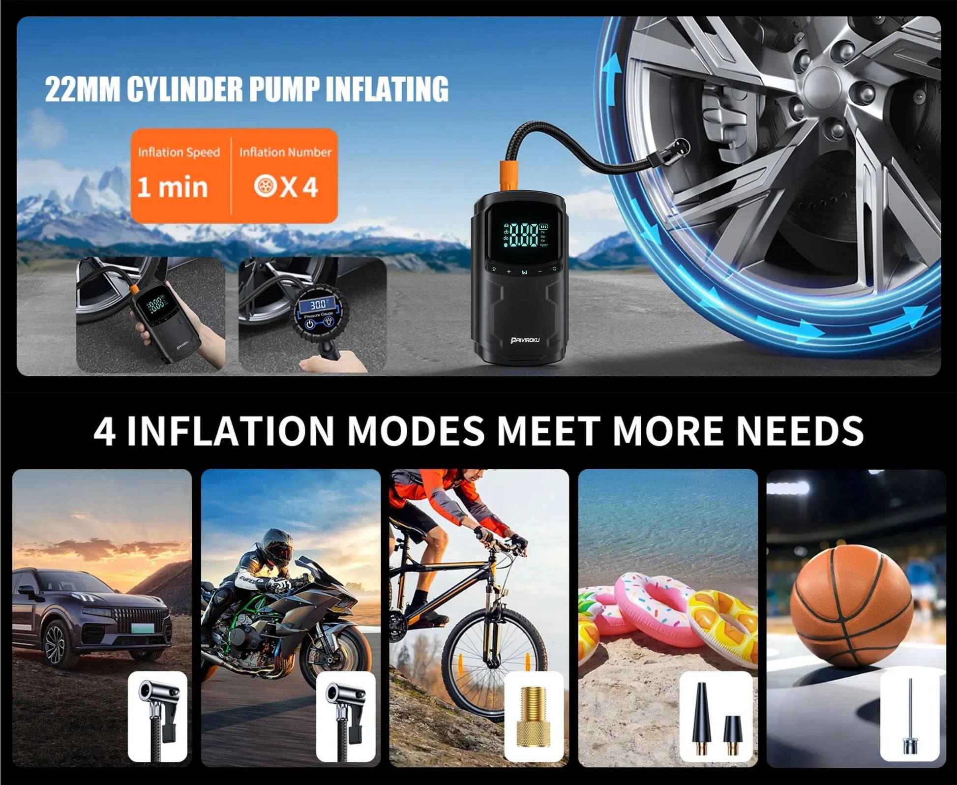 Car Jump Starter with Air Compressor Peak 5000A Auto Battery Booster 150PSI Air Pump Portable Power Bank Tire Inflator Lighting sayaragear