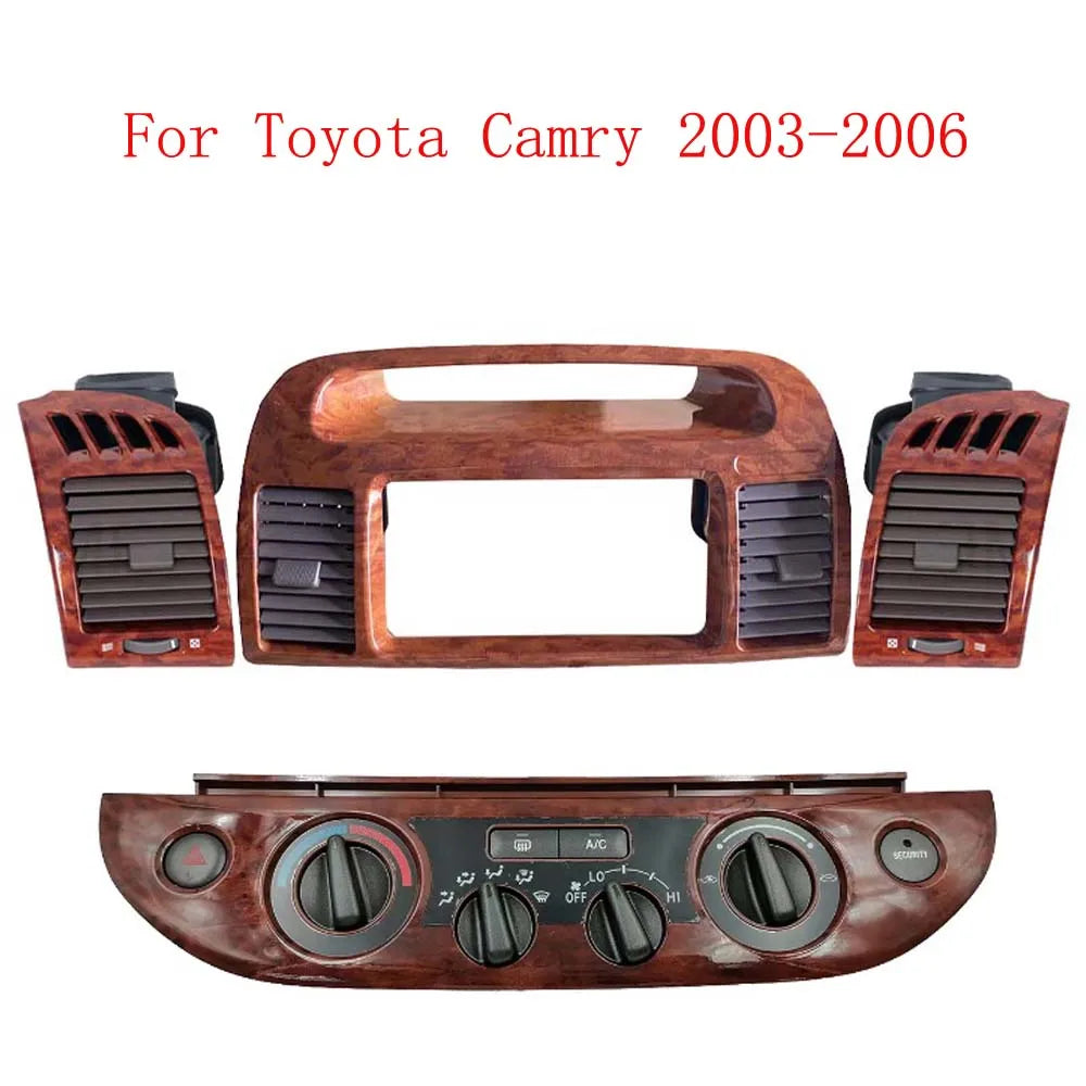 Air vent outlet Radio Dashboard For Toyota Camry 5 2002 2003 2004 2005 2006 Fascia Auto Stereo Panel CD DVD Interior Accessories sayaragear