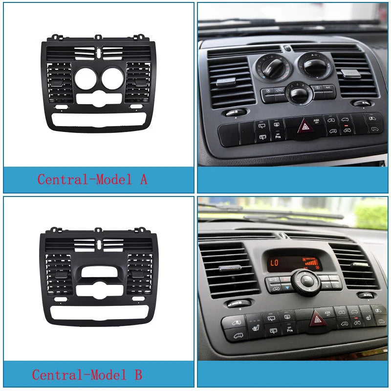 Front Dash Central Left Right Air Conditioner Ac Vent Grill Cover For Mercedes Benz Vito Viano W636 W639 6368300300 6368300200 sayaragear