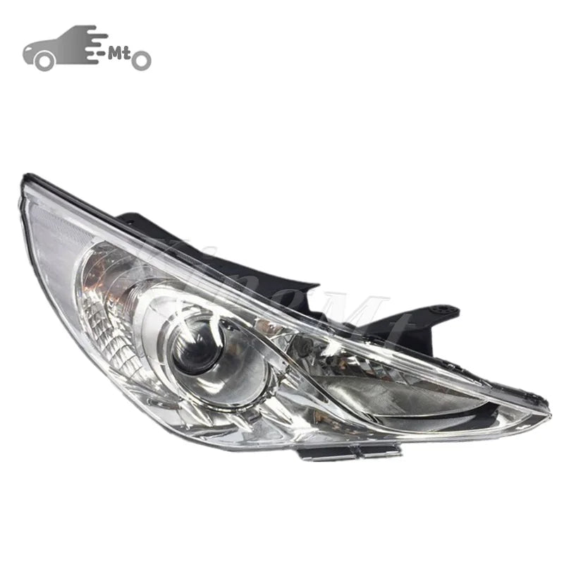 For Hyundai Sonata 11-15 Halogen Headlight Assembly OEM Style Front Headlamp Bulb Socket Plug & Play Replacement sayaragear