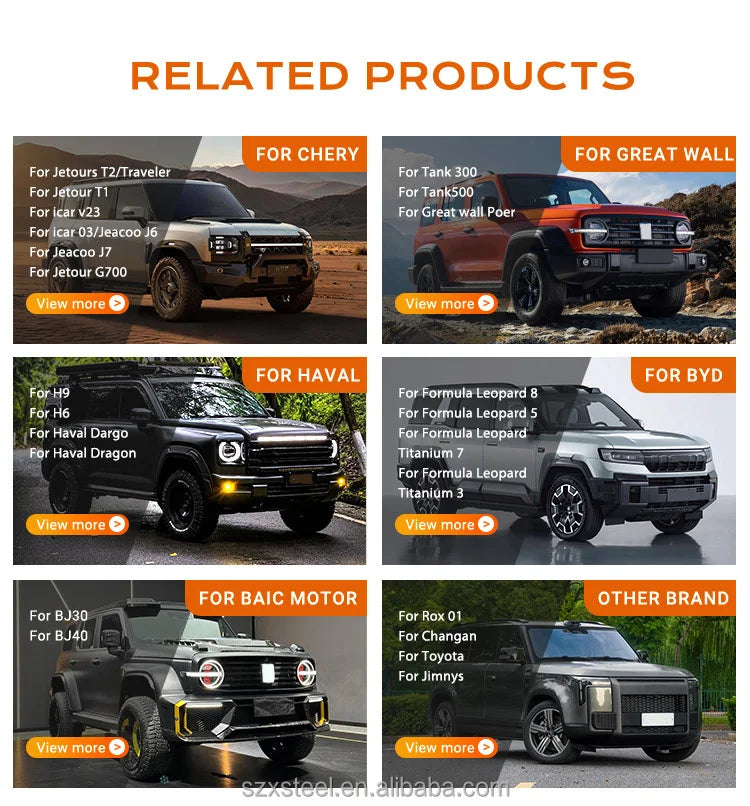 For Chery Jetour T2 Side Box Car Roof Racks Car Ladder Side-Mounted Storage Box Off-Road/Suv Upgrades For Jetour T2 Accessories sayaragear