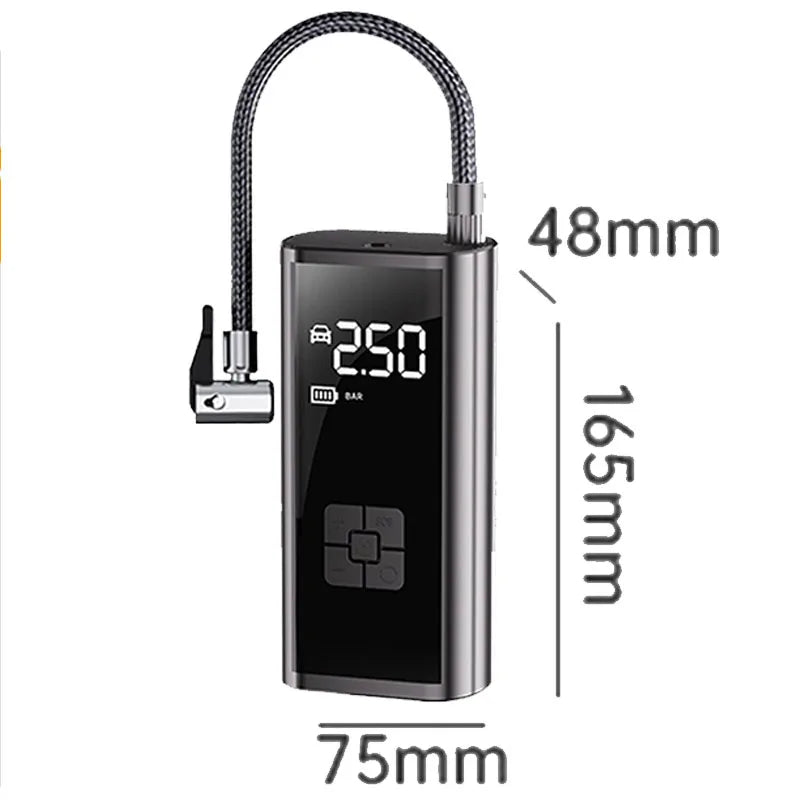 Car Wireless Air Pump Air Compressor Tire Ball Inflator Led Light Tire Inflator 150Psi Electric for Cars Motorcycles Bicycles sayaragear