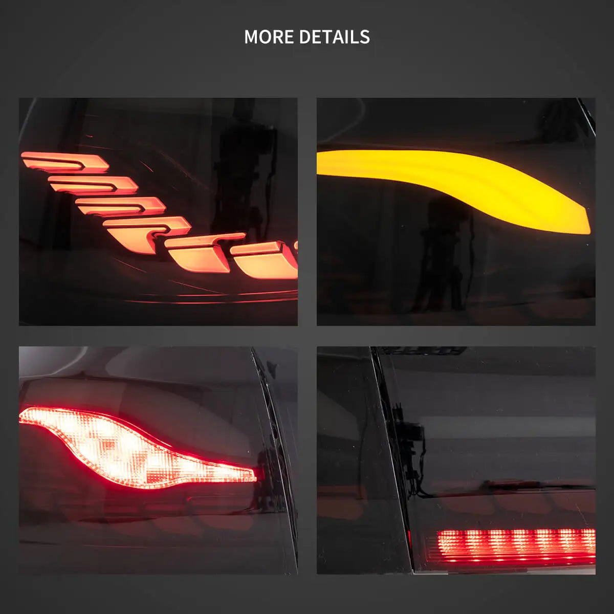 Vland 08-14 Golf 6th Gen Mk6 Hatchback II OLED Tail Lights With Dynamic Welcome Lighting (GTS Style) sayaragear