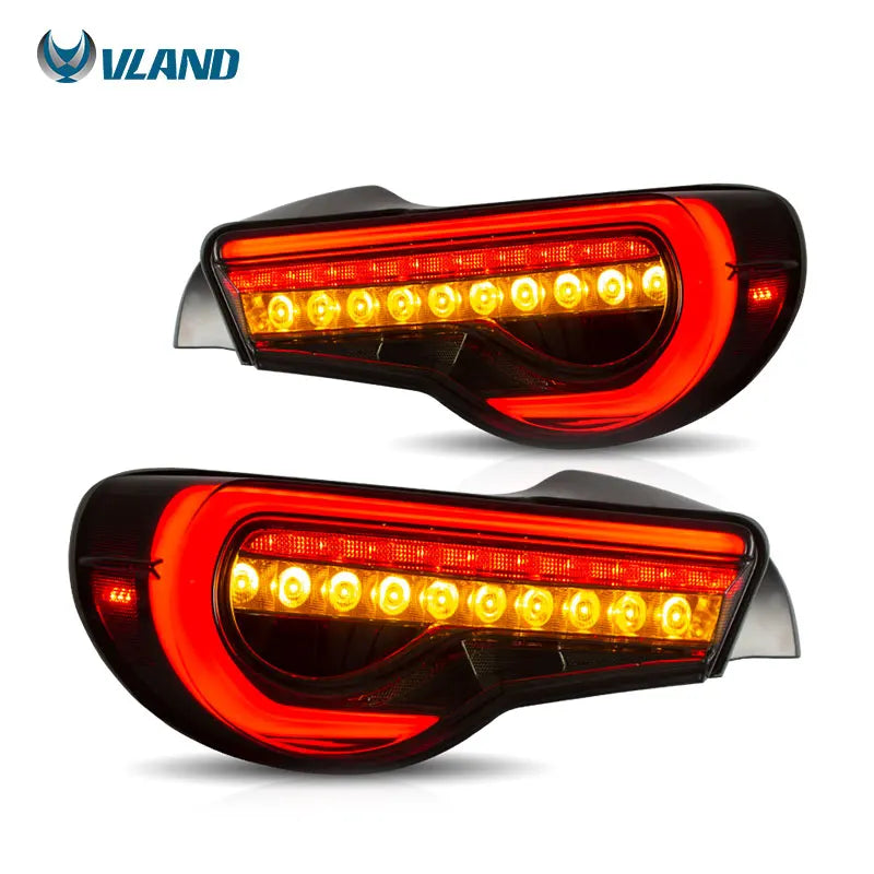 VLAND Tail Lights Assembly For Toyota 86 2012-UP Tail Lamp For Subaru BRZ/Scion FRS 2012-2019 With Moving Turn Signal Light sayaragear