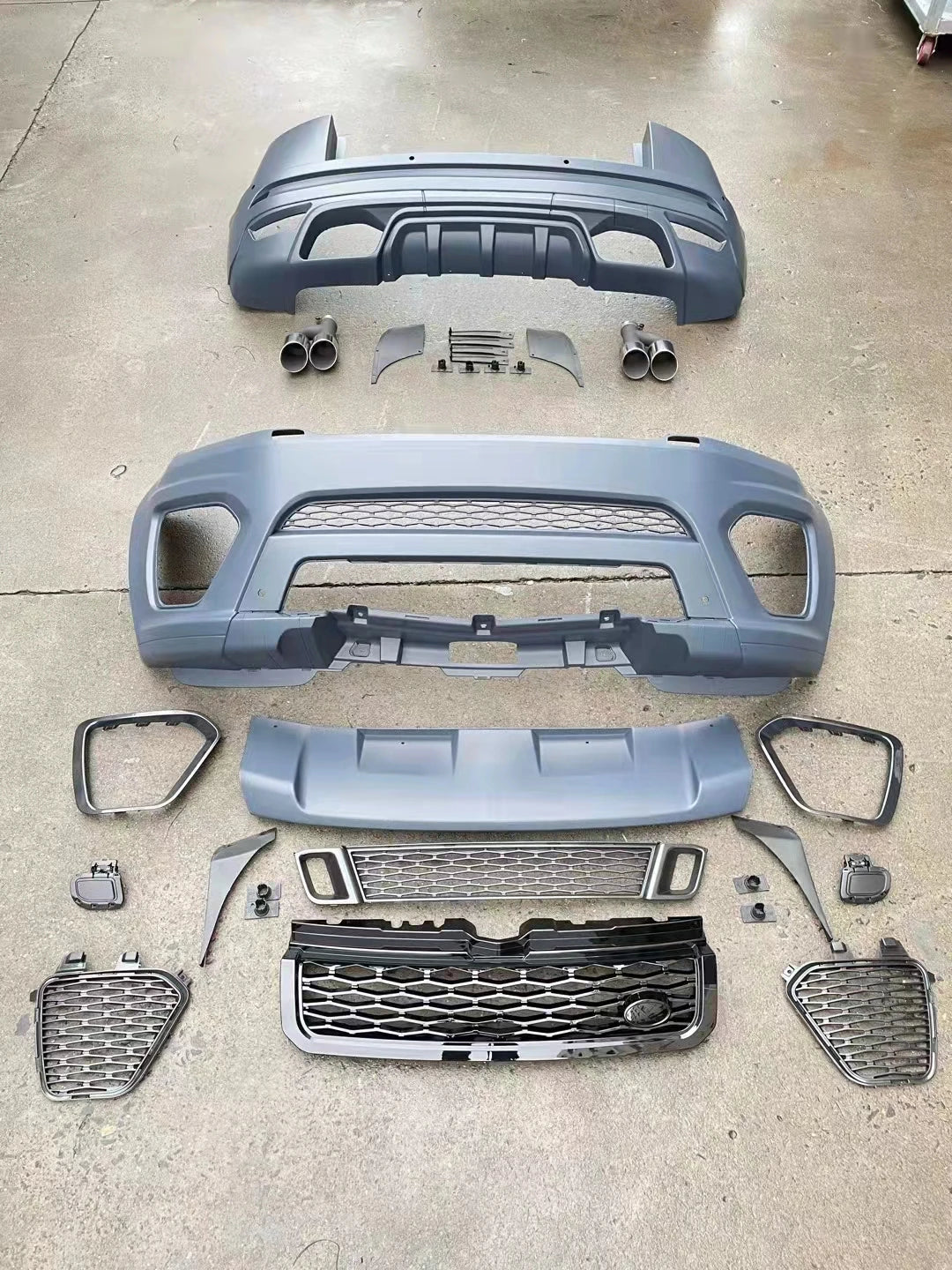 Hot Selling Bodykit Facelift for Range Rover Evoque SVR 2010 Upgrade to 2020 Body Kit Front Rear Full Body Kitscustom sayaragear