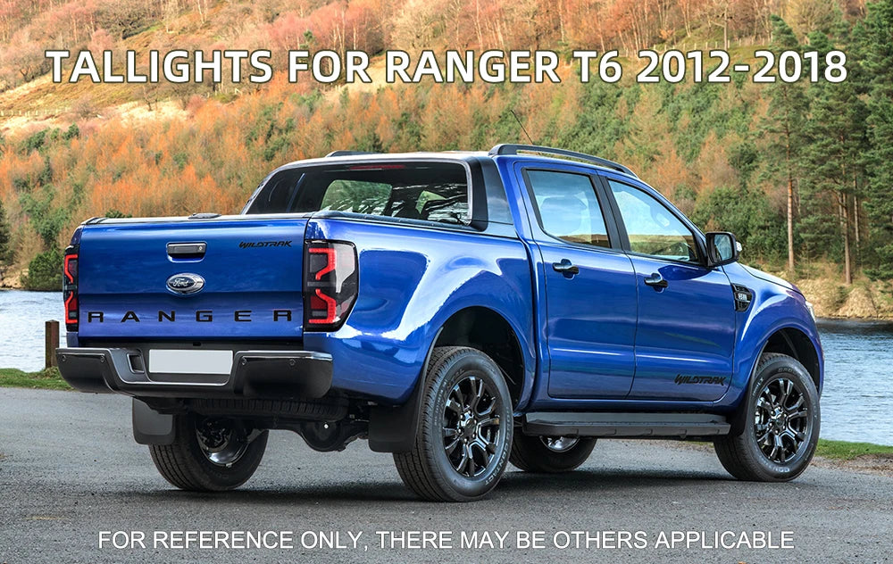 VLAND Taillight Assembly FIT FOR FORD RANGER 2012-2018 LED TAIL LAMP TAIL LAMP LED Running Light  LED Brake Light sayaragear