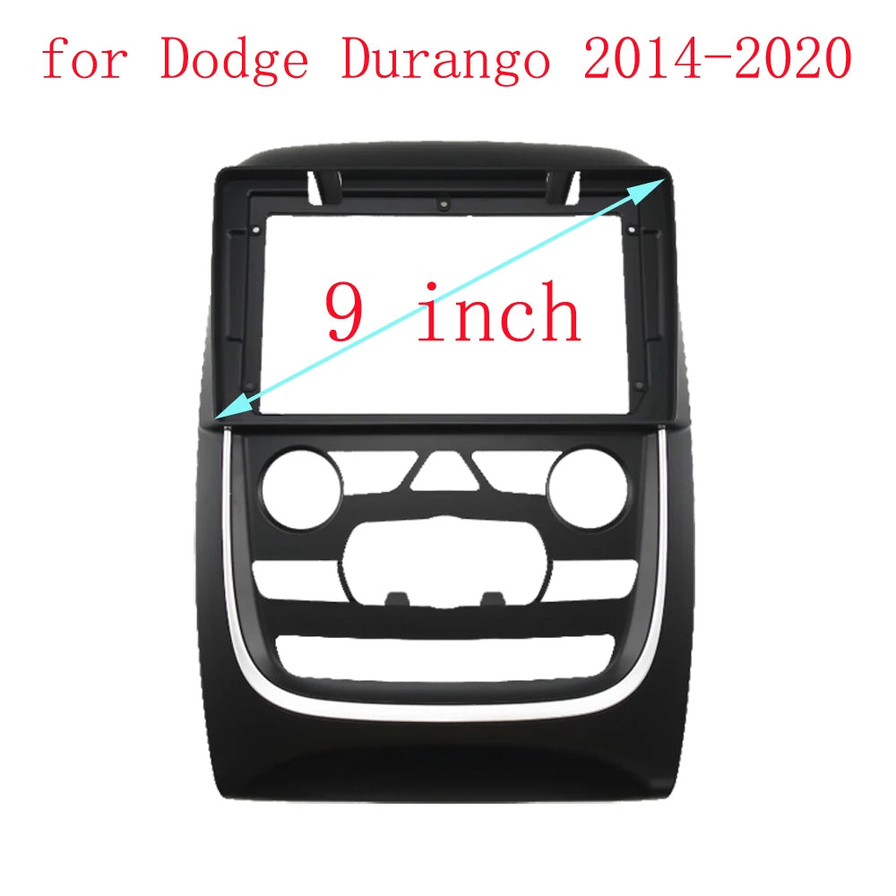 9 Inch For DODGE Durango 2014-2020 Car Radio Stereo GPS MP5 Android Player Head Unit 2 Din Fascia Panel Dashboard Frame Cover sayaragear