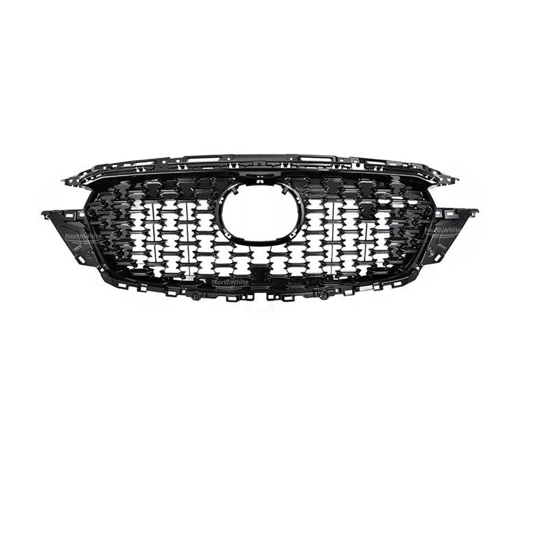 Front Upper Grille Bumper Grille Black Gloss For Mazda CX5 CX-5 2022-2023 Racing Grills KBST-50-719 sayaragear