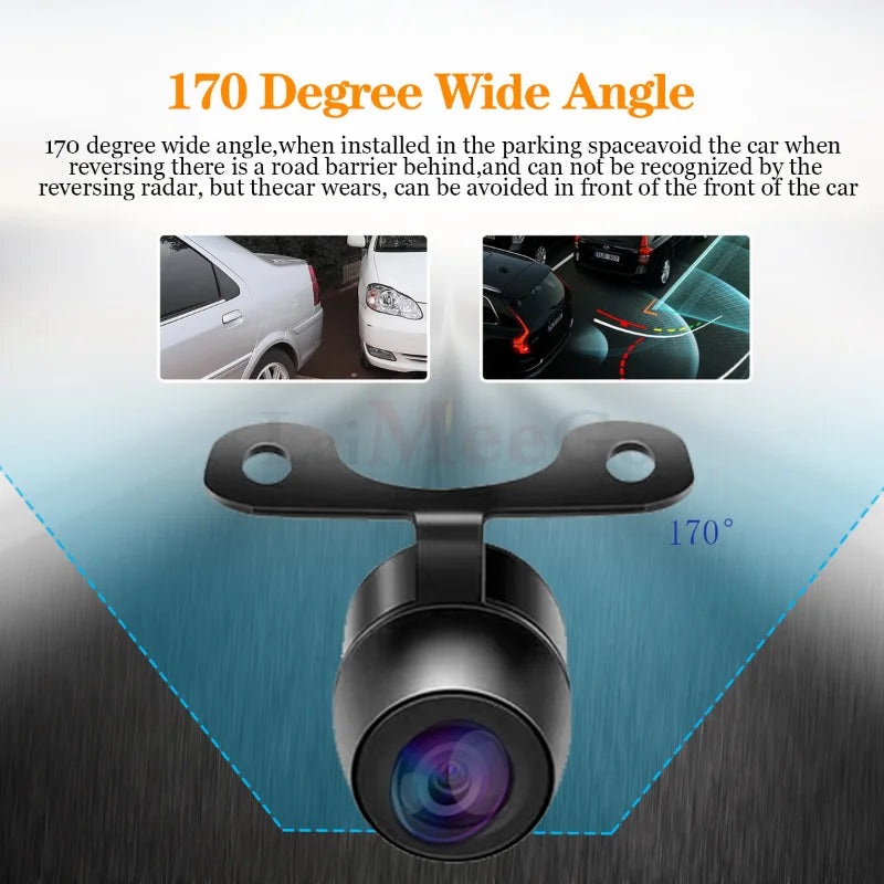 Car Backup CCD Front Rear View Camera 170 Degree Wide Angle Waterproof Without Guide Line Auto Parking Sensor System sayaragear