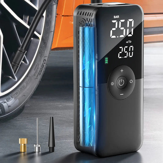 CARSUN Rechargeable Air Pump Tire Inflator Portable Compressor Digital Cordless Car Tyre Inflator For Motocycle Bicycle Balls sayaragear