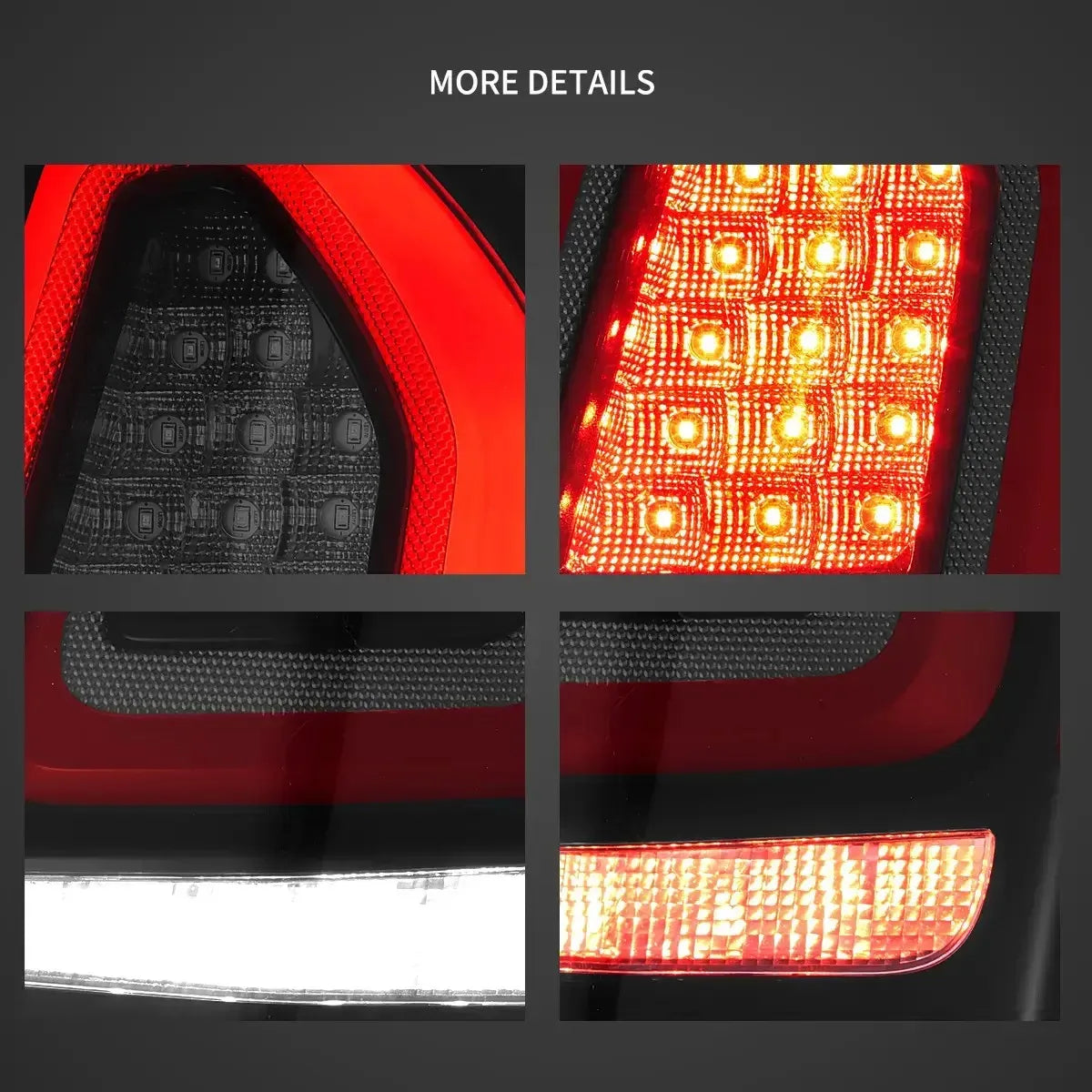 Vland 11-14 Chrysler 300 & Lancia Thema LED Tail Lights With Start-up Animation sayaragear