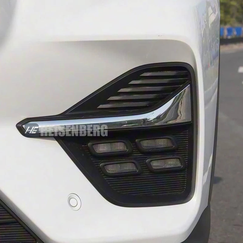 For Chery Jetour X90 X95 Front Fog Light Frame Fog Lamp Decorative Cover Front Strip Trim sayaragear