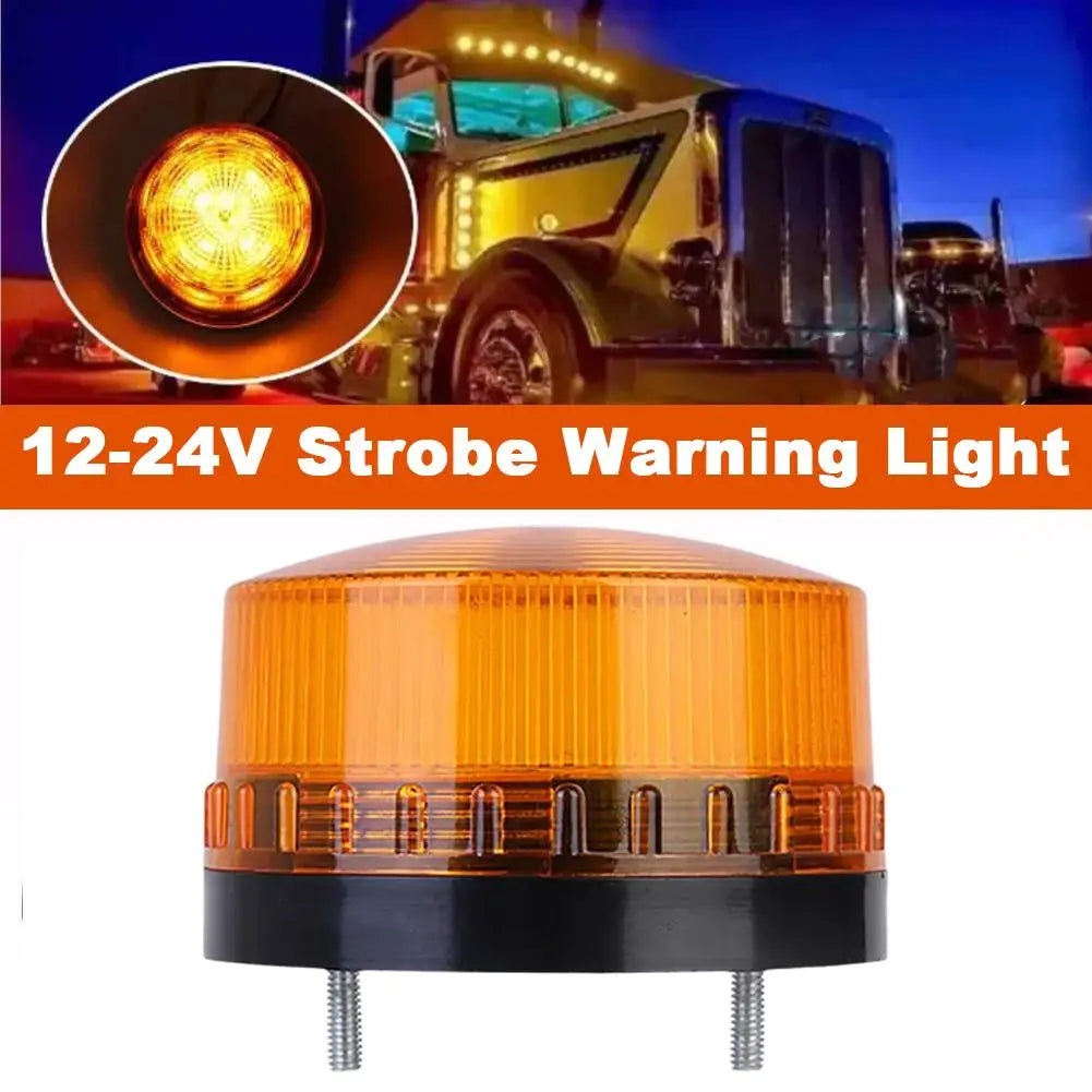 12V LED Strobe Light Emergency Rotating Traffice Indication Car Flash Beacon Light LED Orange Blue Red Flash Car Warning Light sayaragear