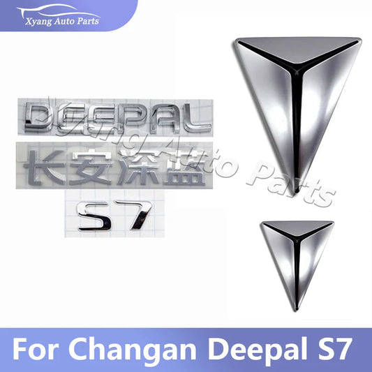 For Changan Deepal S7 Original Car Logo Sticker Front Bumper Emblem Rear Emblem Tailgate Logo Sticker sayaragear
