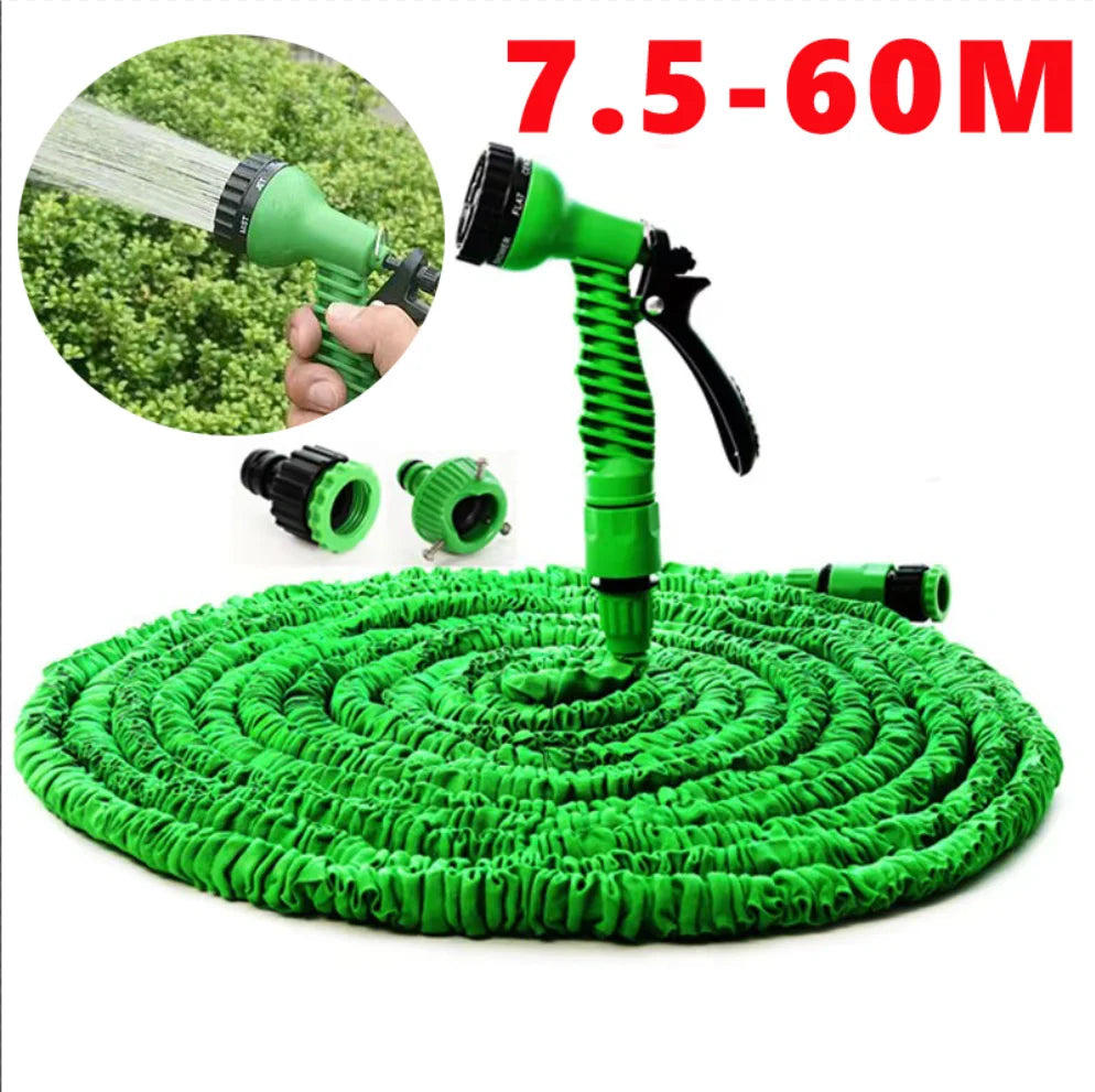 25FT-200FT Expandable Magic Hose Lightweight Design Durable Materials 7 Water Spraying Functions Gun Home Garden Watering Tools sayaragear