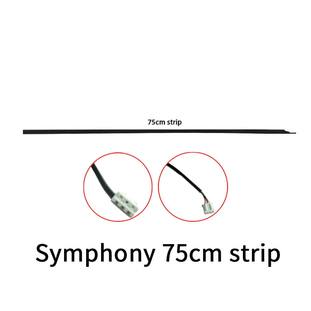 Full Colors Streamer Symphony RGBIC Ambient Light Accessories 3 wire LED Strip (RGB Door/Storage/Footlight 4 wire) "LED Lamp"App sayaragear