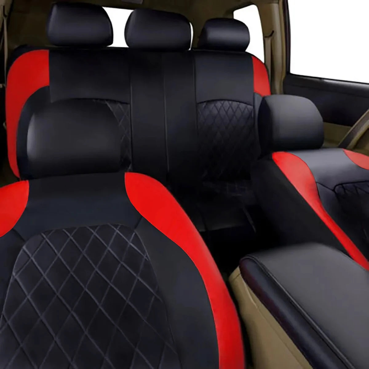 All Season Quited PU Leather Car Seat Cover Full Surrounded Seat Protector Waterproof Universal Fit Sedan Suv Pick-up Truck Seat sayaragear