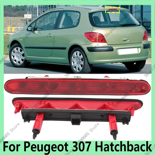 For Peugeot 307 Hatchback Auto Parts High Brake Lights Rear Terminal Signal Light Anti-Rear-Chasing Warning Light sayaragear